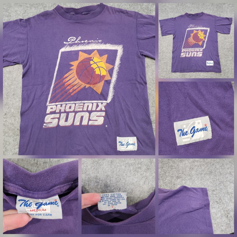 VTG 90s Phoenix Suns The‎ Game NBA Basketball Mens M Medium Graphic T Shirt